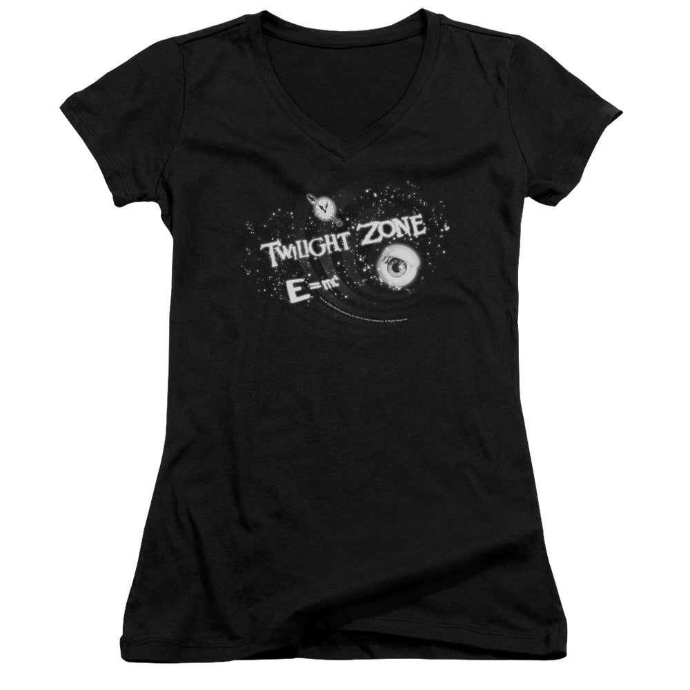 Twilight Zone - Another Dimension - Junior V-neck - Black