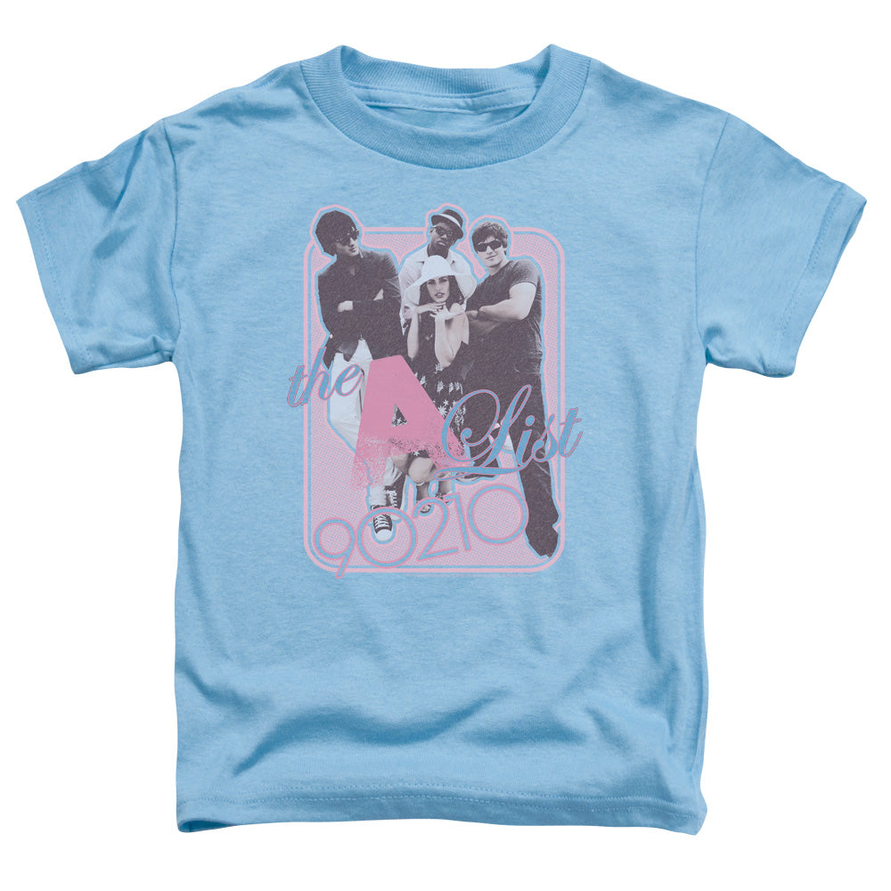 90210 - The A List - Short Sleeve Toddler Tee - Carolina Blue T-shirt
