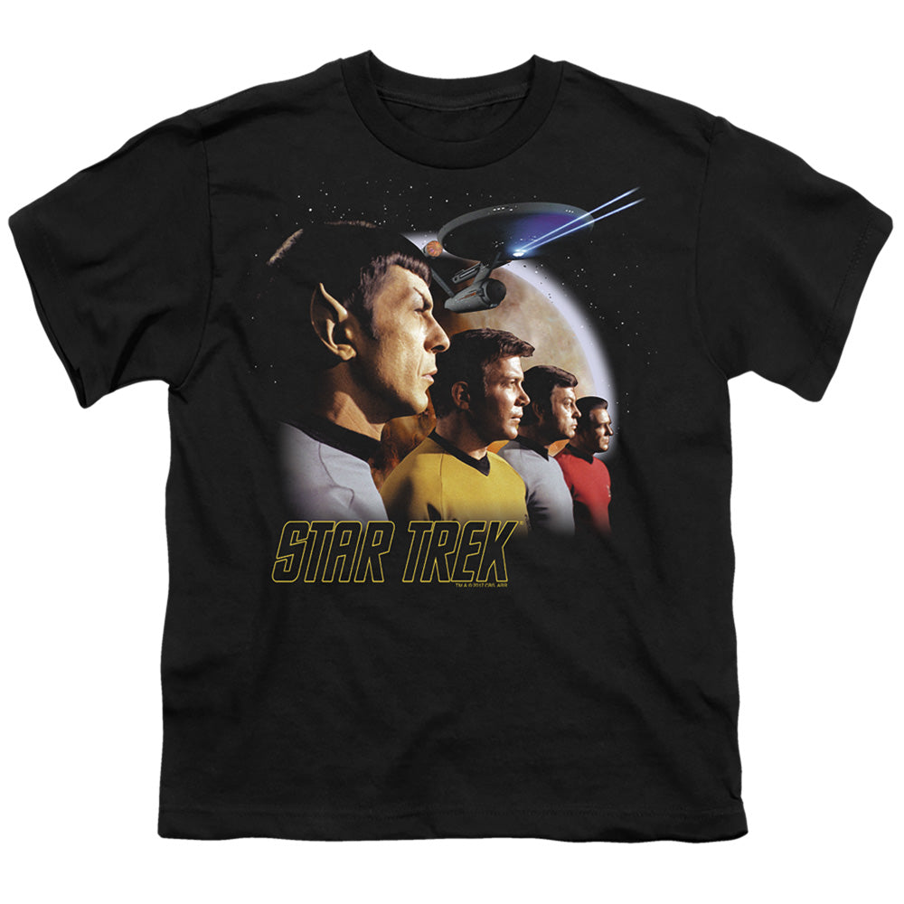 St Original - Forward To Adventure - Short Sleeve Youth 18/1 - Black T-shirt