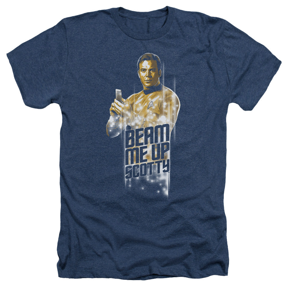 Star Trek - Beam Me Up - Adult Heather - Navy