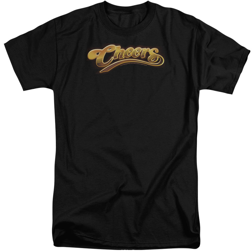 Cheers - Cheers Logo - Short Sleeve Adult Tall - Black T-shirt