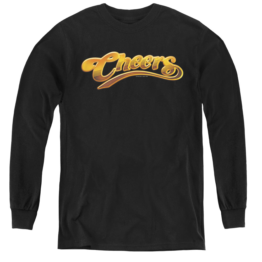 Cheers Cheers Logo - Youth Long Sleeve Tee - Black