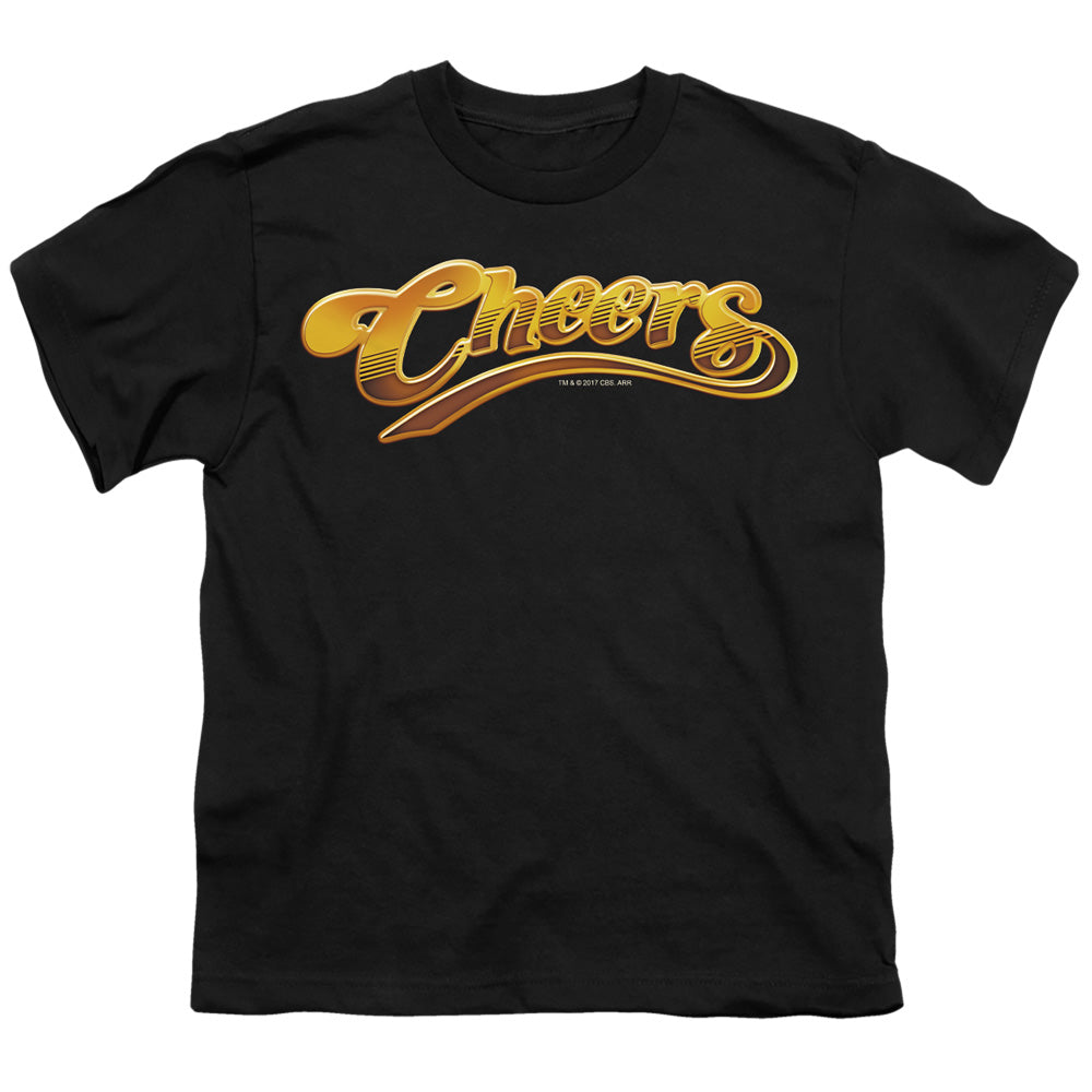 Cheers - Cheers Logo - Short Sleeve Youth 18/1 - Black T-shirt