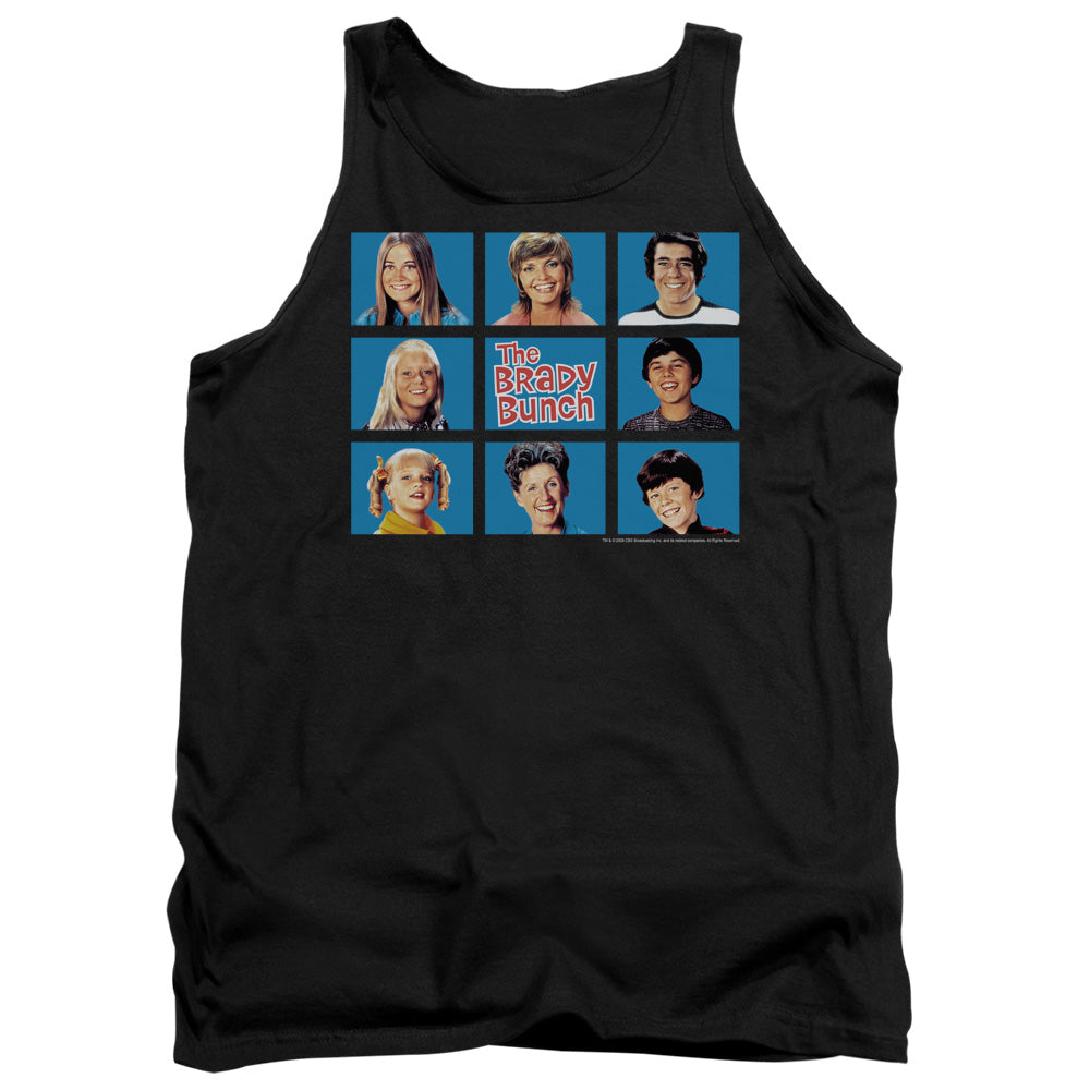 Brady Bunch - Framed - Adult Tank - Black