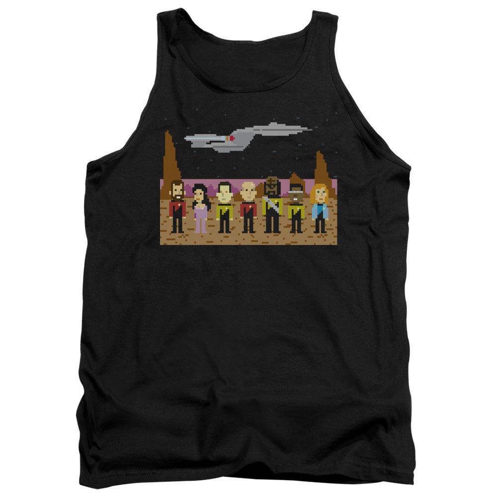 Star Trek - Tng Trexel Crew - Adult Tank - Black
