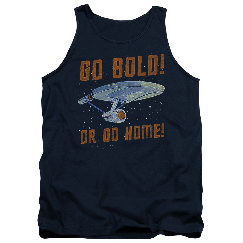 Star Trek - Go Bold - Adult Tank - Navy