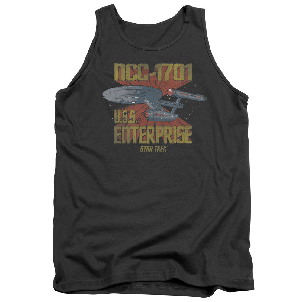 Star Trek - Ncc1701 - Adult Tank - Charcoal