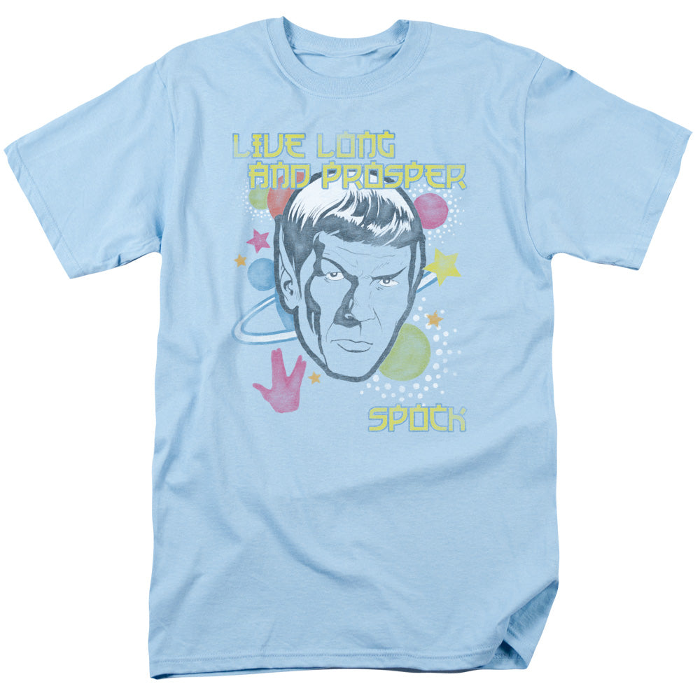Star Trek - Japansese Spock - Short Sleeve Adult 18/1 - Light Blue T-shirt