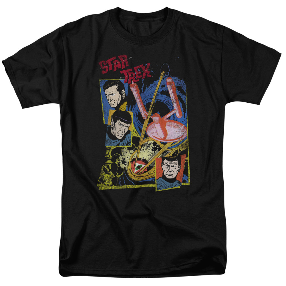 Star Trek - Eye Of The Storm - Short Sleeve Adult 18/1 - Black T-shirt