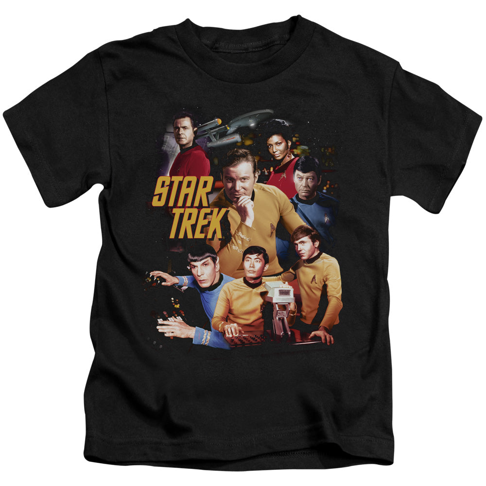 STAR TREK AT THE CONTROLS - S/S JUVENILE 18/1 - BLACK - T-Shirt