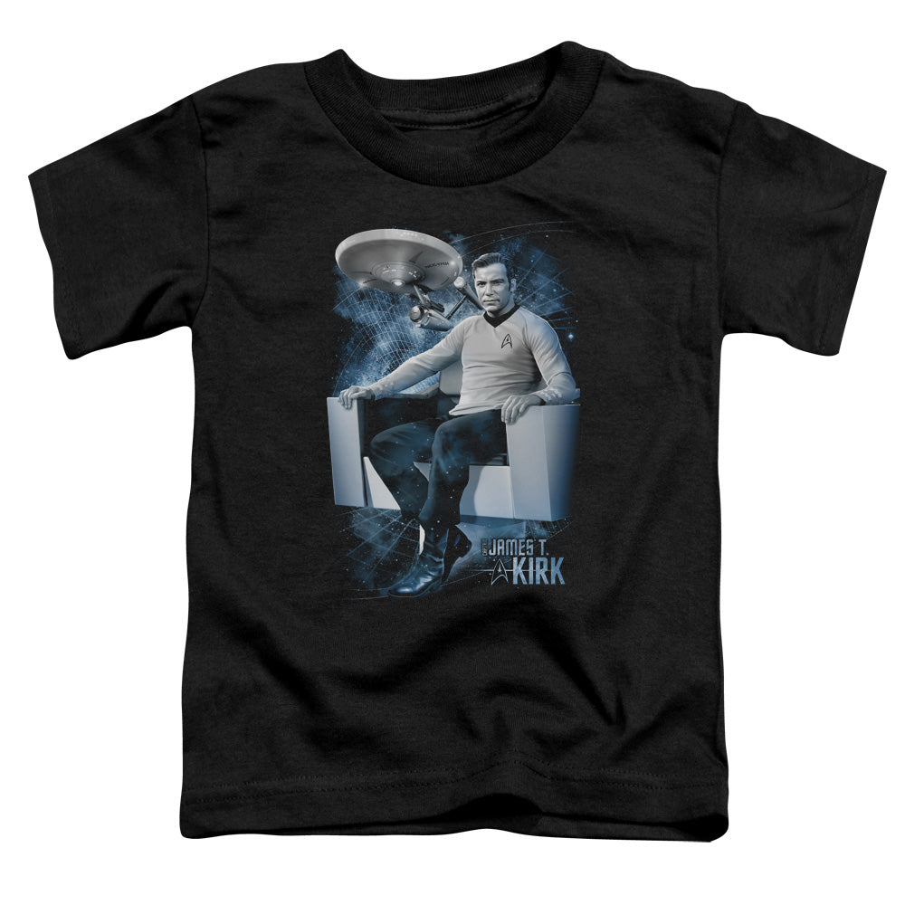 Star Trek - Captains Chair - Short Sleeve Toddler Tee - Black T-shirt