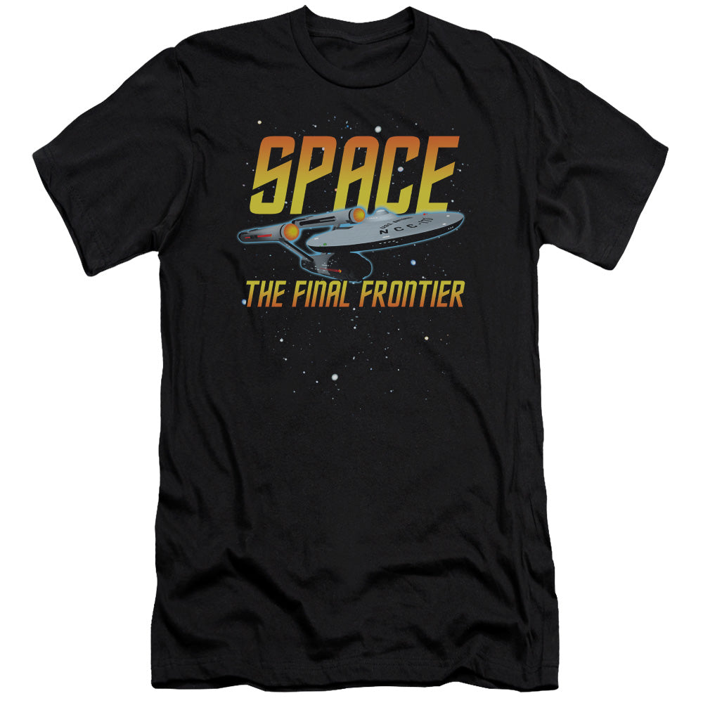STAR TREK SPACE - S/S ADULT 30/1 - BLACK T-Shirt