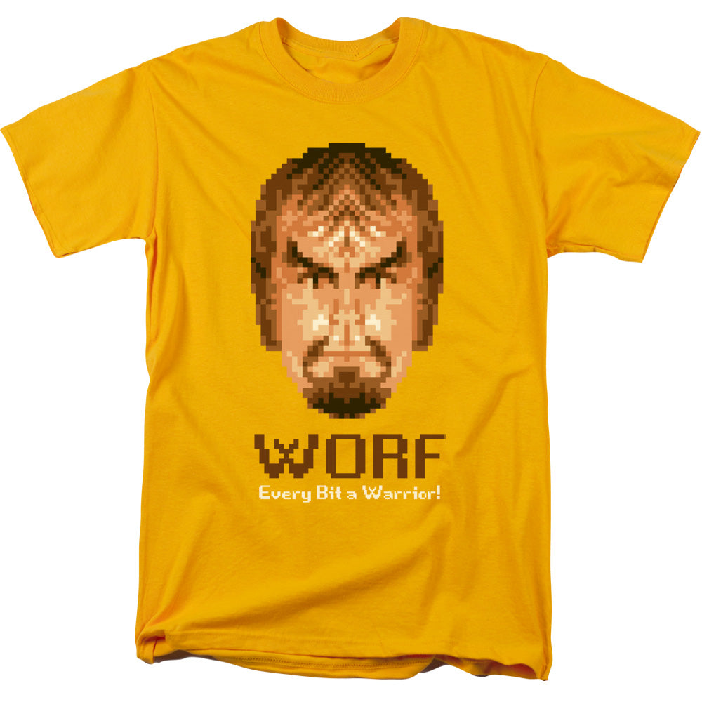 Star Trek - Bit Warrior - Short Sleeve Adult 18/1 - Gold T-shirt