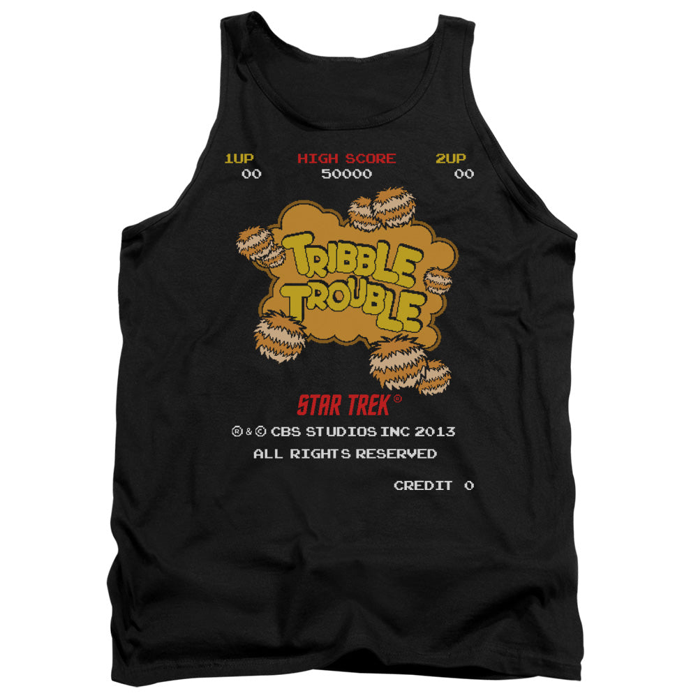 Star Trek - Tribble Trouble - Adult Tank - Black