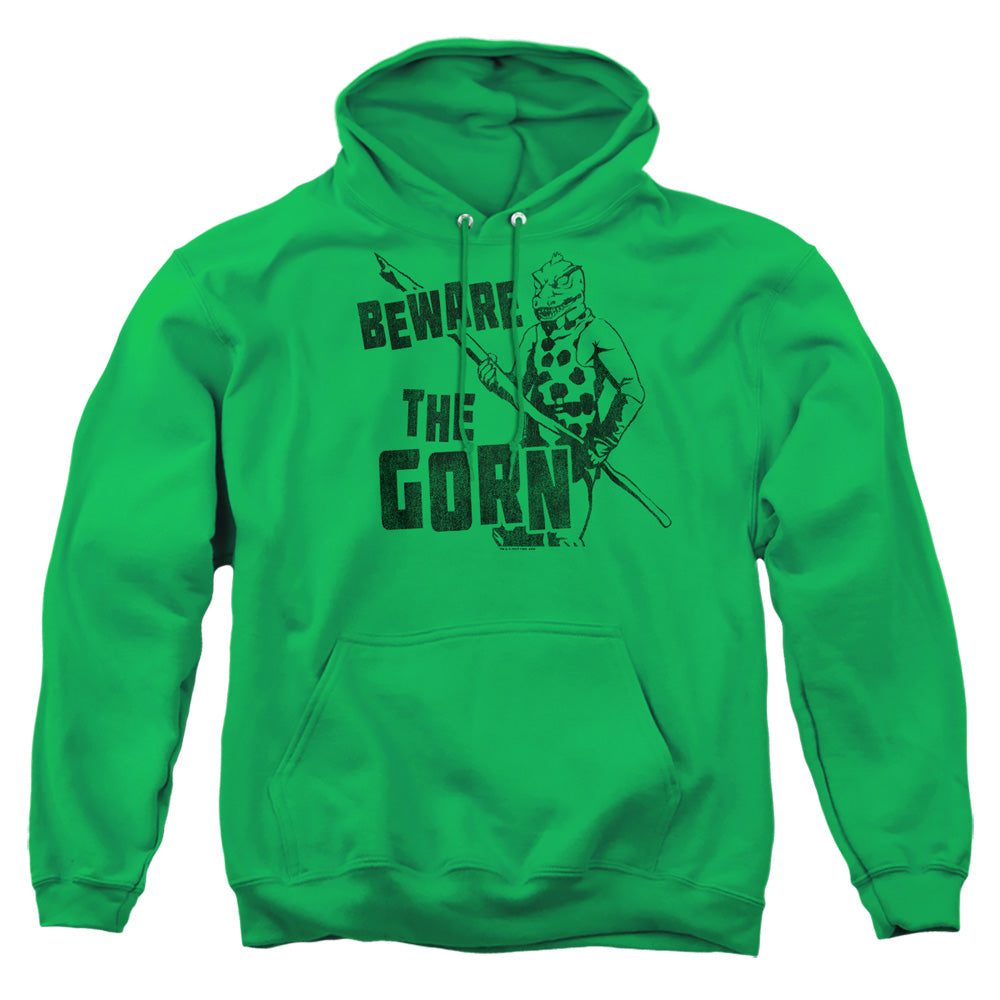 Star Trek - Beware The Gorn - Adult Pull-over Hoodie - Kelly Green
