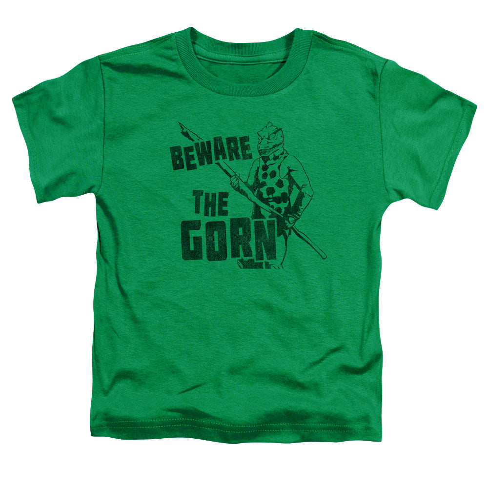 Star Trek - Beware The Gorn - Short Sleeve Toddler Tee - Kelly Green T-shirt