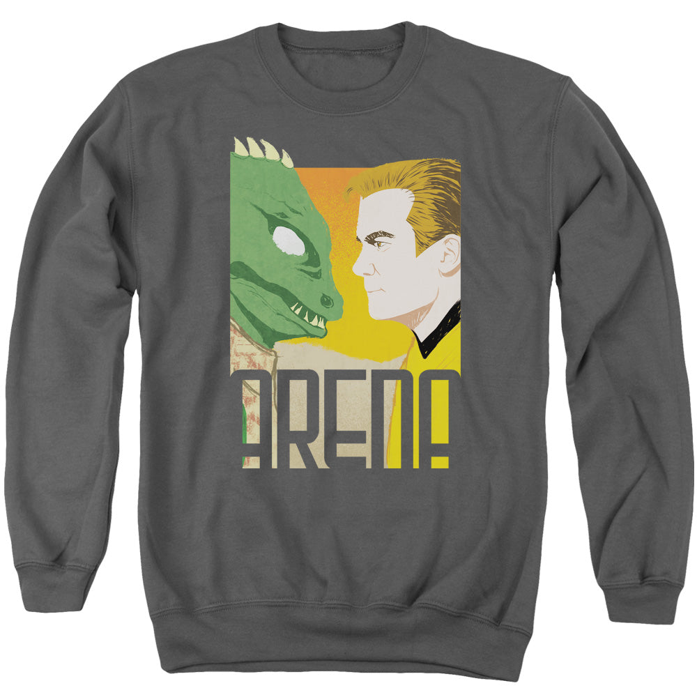 Star Trek - Arena - Adult Crewneck Sweatshirt - Charcoal