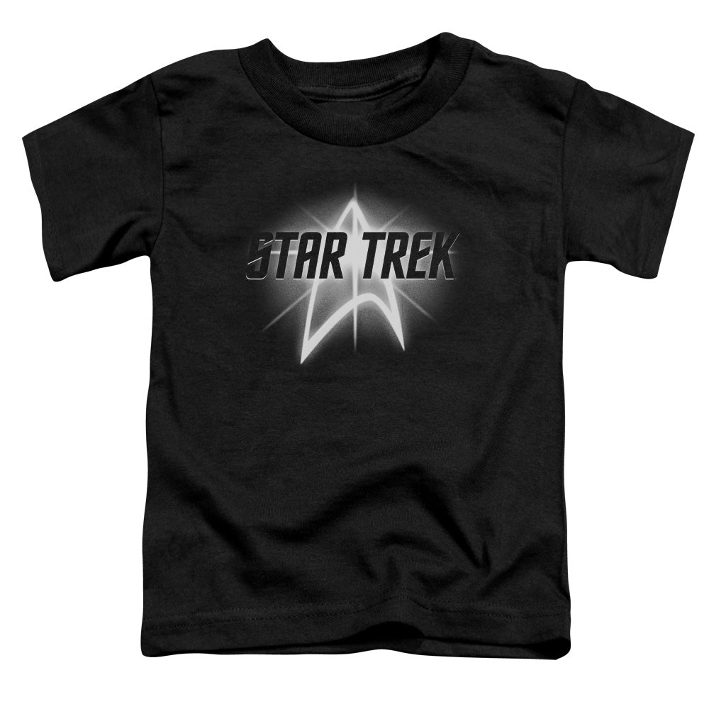 Star Trek - Glow Logo - Short Sleeve Toddler Tee - Black T-shirt
