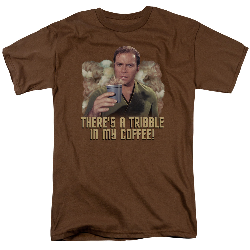 Star Trek - Coffee Tribble - Short Sleeve Adult 18/1 - Coffee T-shirt