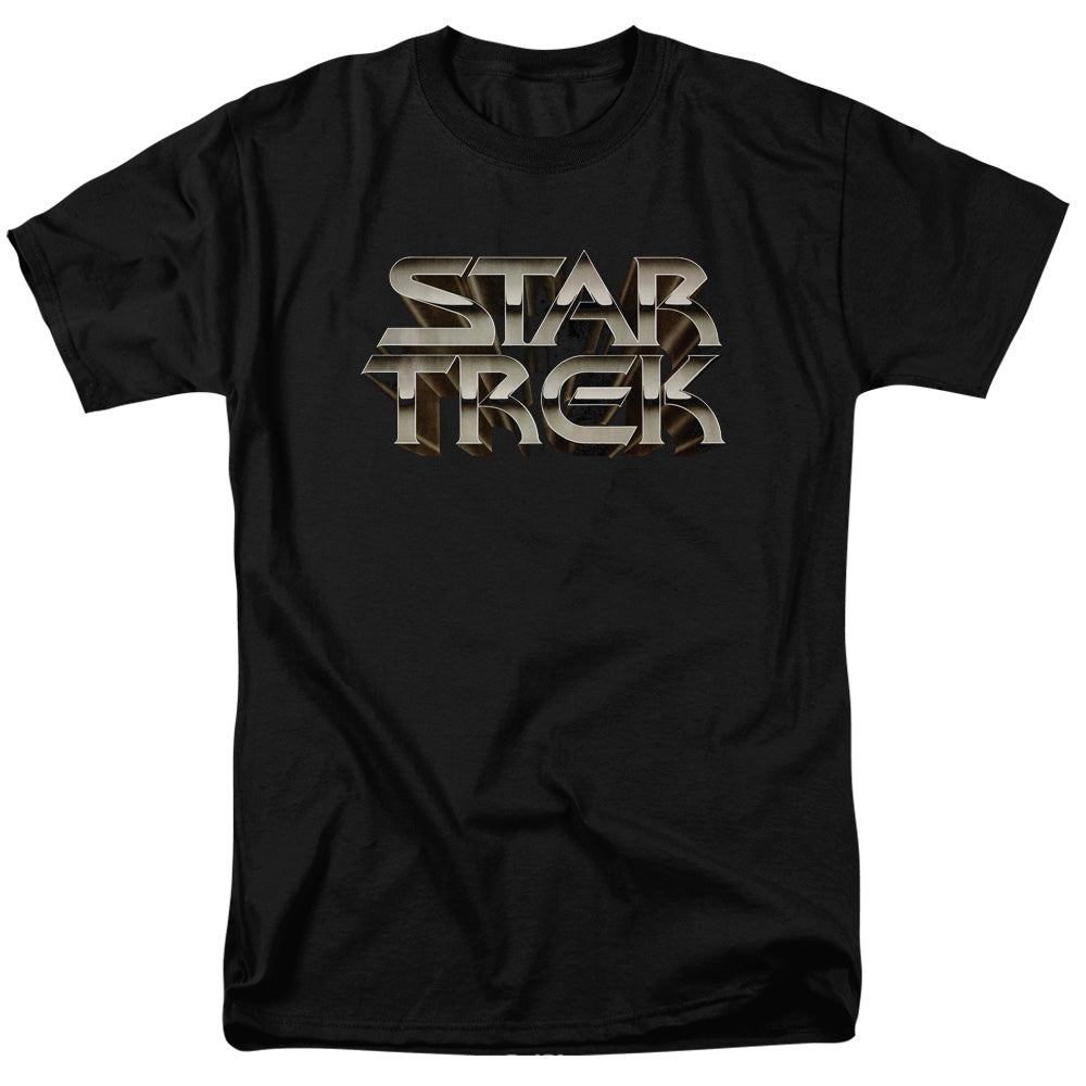 Star Trek - Feel The Steel - Short Sleeve Adult 18/1 - Black T-shirt