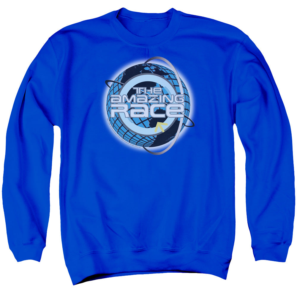 Amazing Race - Around The Globe - Adult Crewneck Sweatshirt - Royal Blue