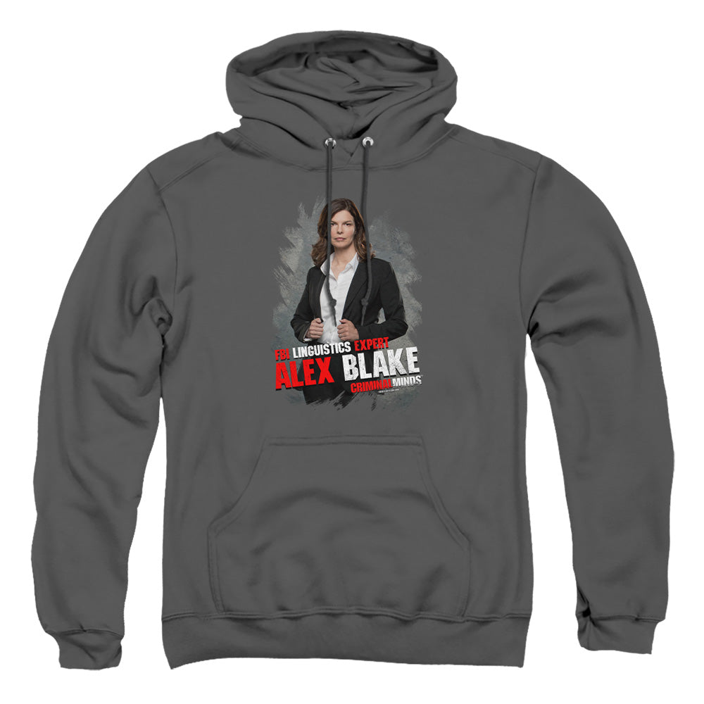 Criminal Minds - Alex Blake - Adult Pull-over Hoodie - Charcoal