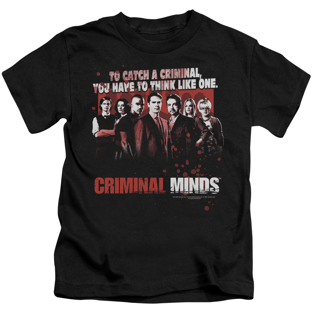 CRIMINAL MINDS THINK LIKE ONE - S/S JUVENILE 18/1 - BLACK - T-Shirt