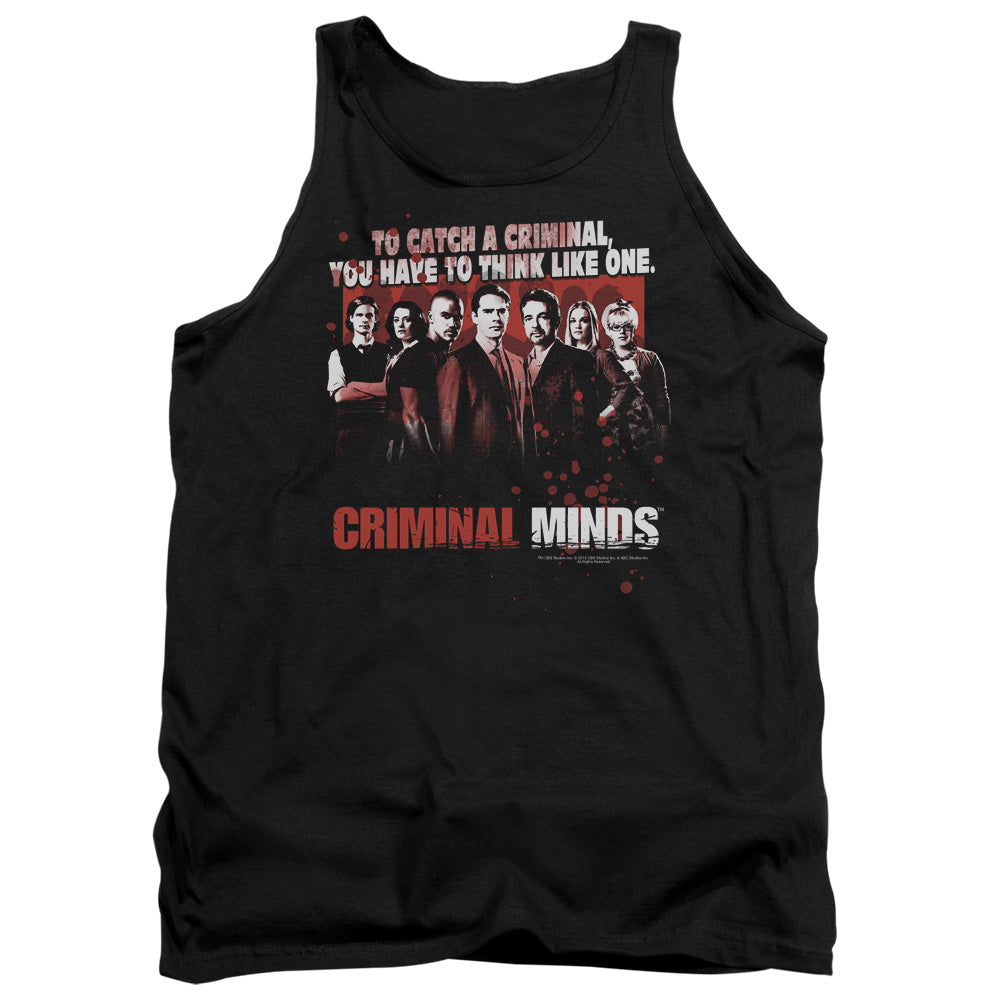 Criminal Minds - Think Like One - Adult Tank - Black