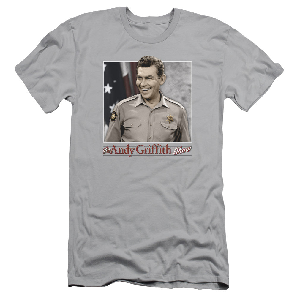 ANDY GRIFFITH ALL AMERICAN - S/S ADULT 30/1 - SILVER T-Shirt