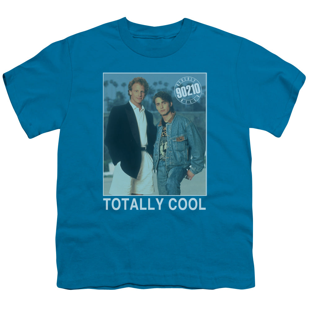 90210 - Totally Cool - Short Sleeve Youth 18/1 - Turquoise T-shirt