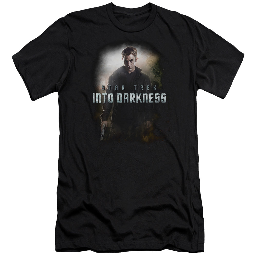 Star Trek - Darkness Kirk-premuim Canvas Adult Slim Fit 30/1 - Black