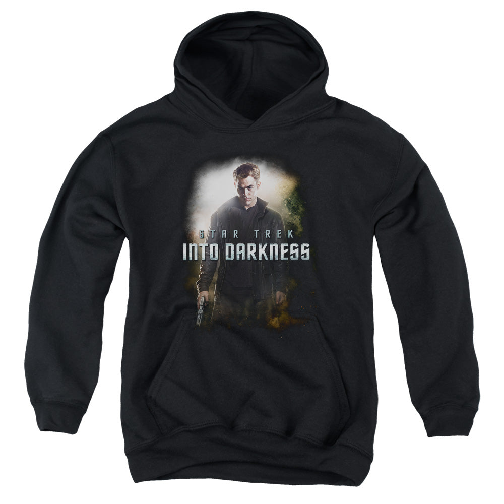 Star Trek - Darkness Kirk - Youth Pull-over Hoodie - Black