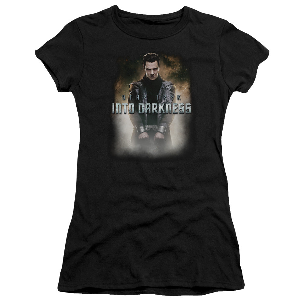 Star Trek - Darkness Harrison - Short Sleeve Junior Sheer - Black T-shirt