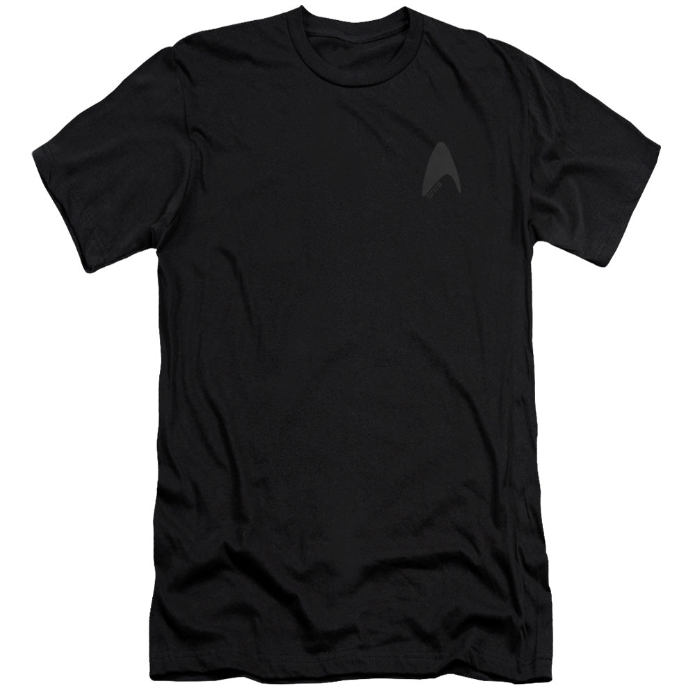 Star Trek - Darkness Command Logo-premuim Canvas Adult Slim Fit 30/1 - Black
