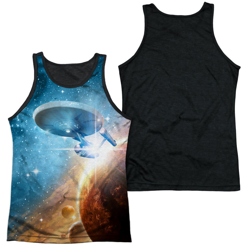 Star Trek - Final Frontier - Adult Poly Tank Top Black Back - White