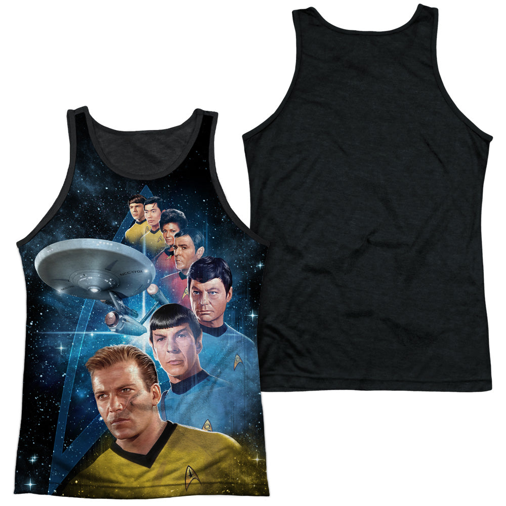 Star Trek Among The Stars-adult Poly Tank Top