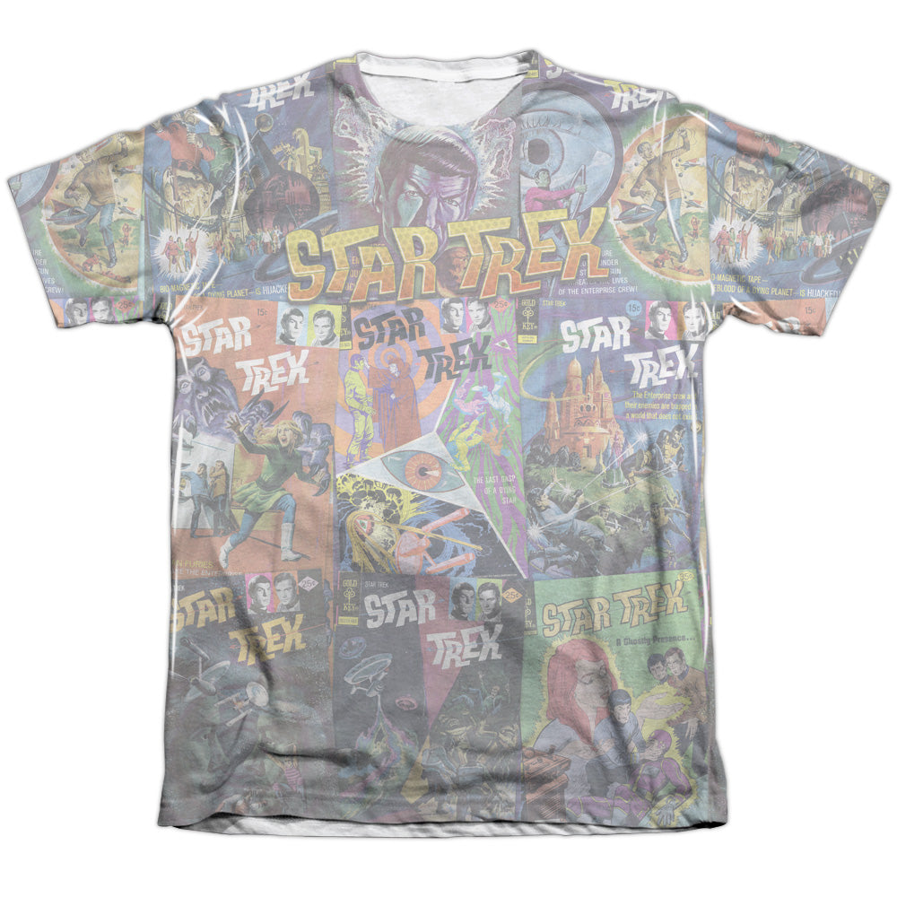Star Trek - Classic Comics - Adult 65/35 Poly/cotton Short Sleeve Tee - White T-shirt