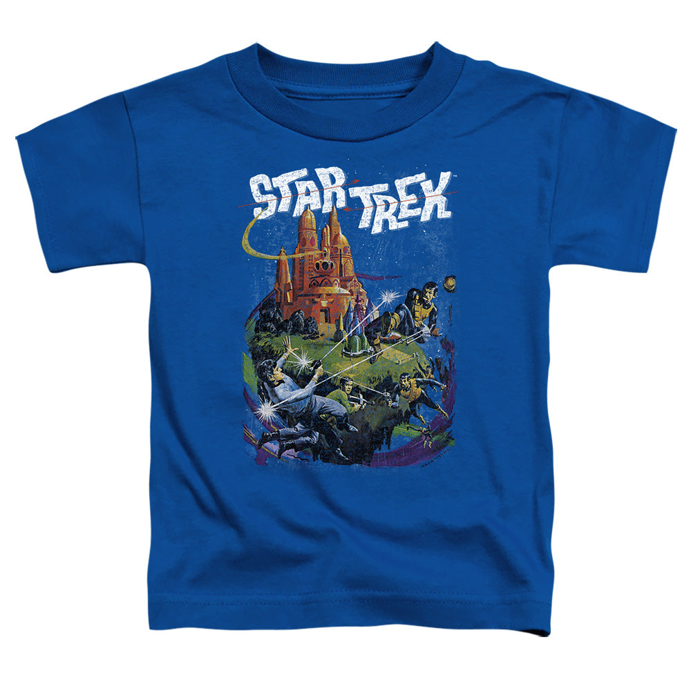 Star Trek - Vulcan Battle - Short Sleeve Toddler Tee - Royal Blue T-shirt