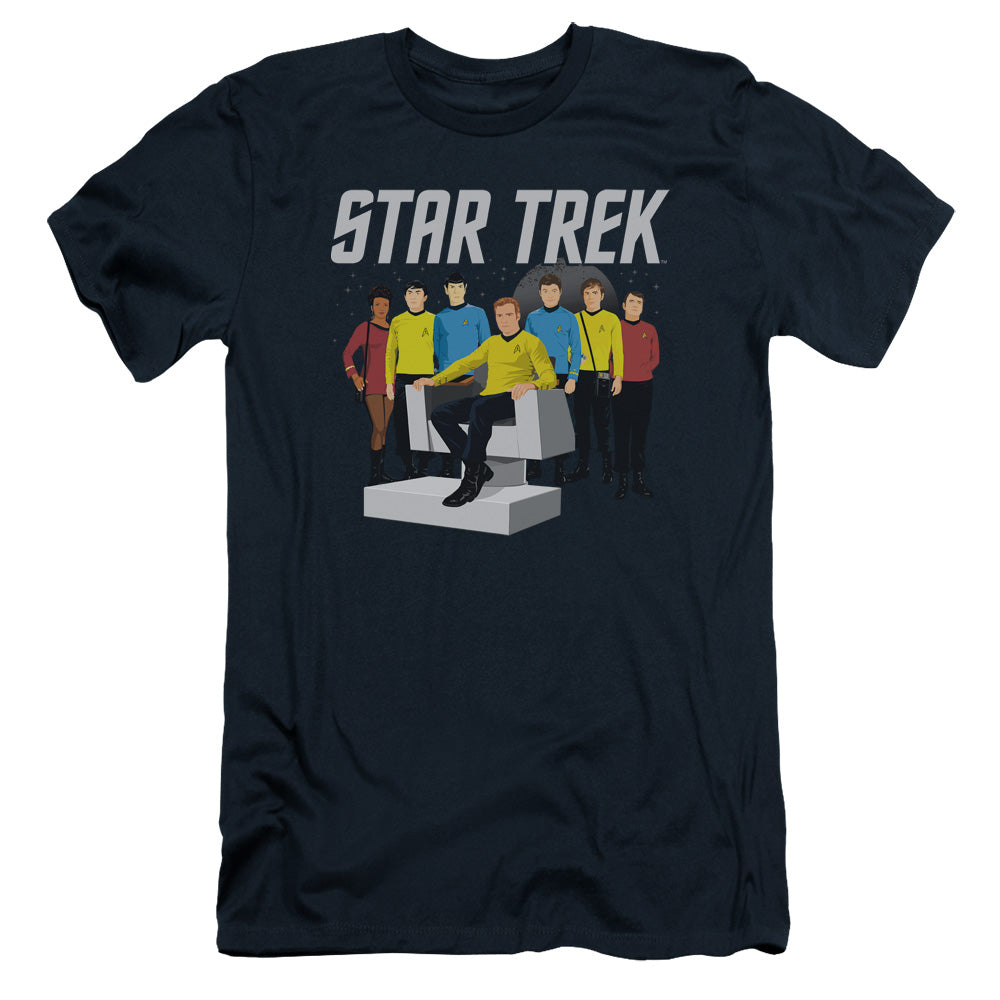 Star Trek - Vector Crew - Short Sleeve Adult 30/1 - Navy T-shirt