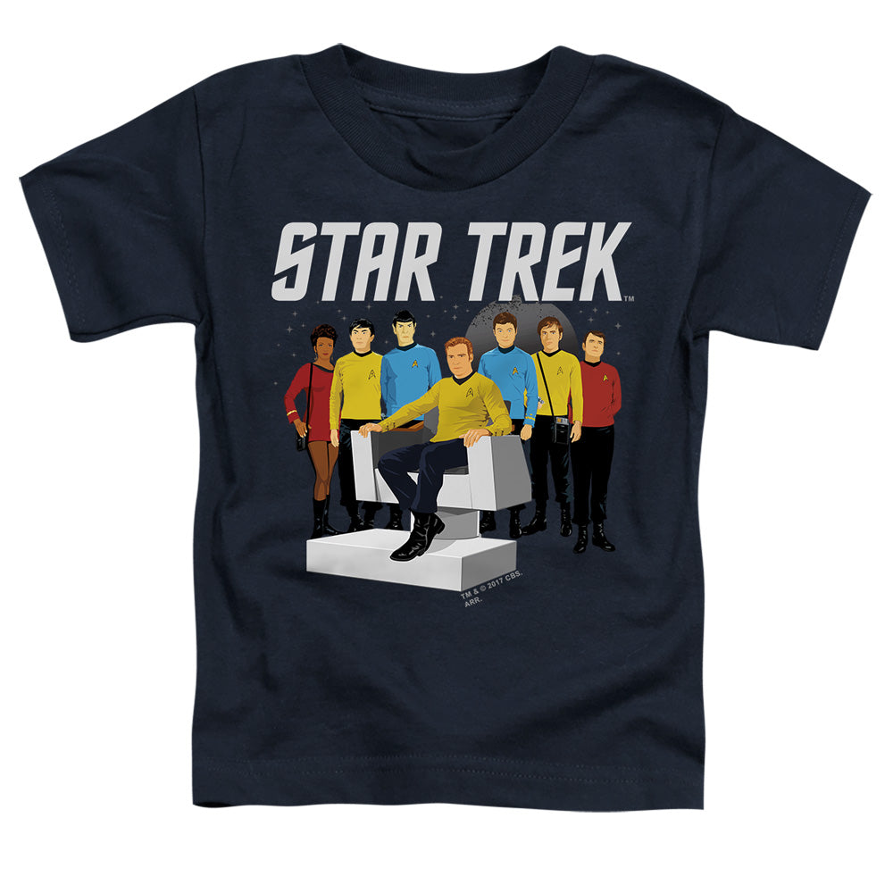 Star Trek - Vector Crew - Short Sleeve Toddler Tee - Navy T-shirt