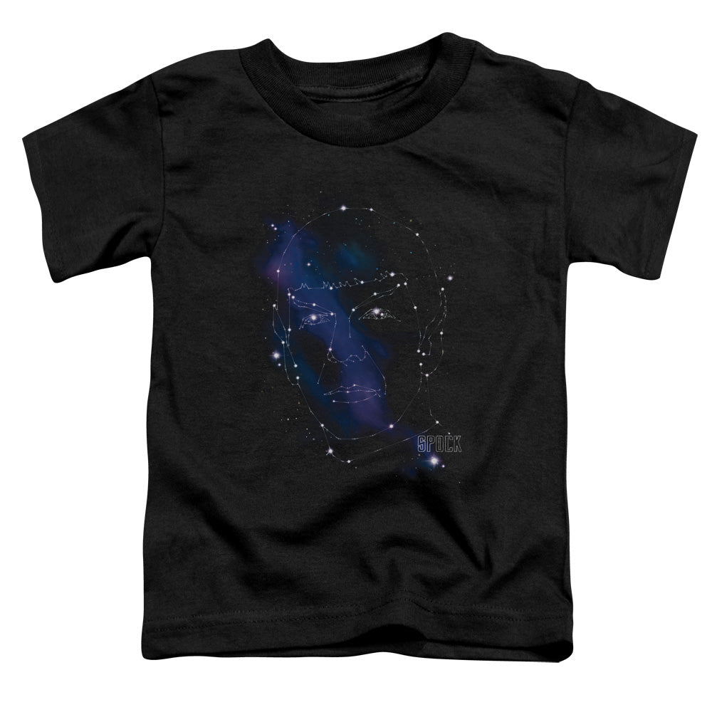 Star Trek - Spock Constellations - Short Sleeve Toddler Tee - Black T-shirt