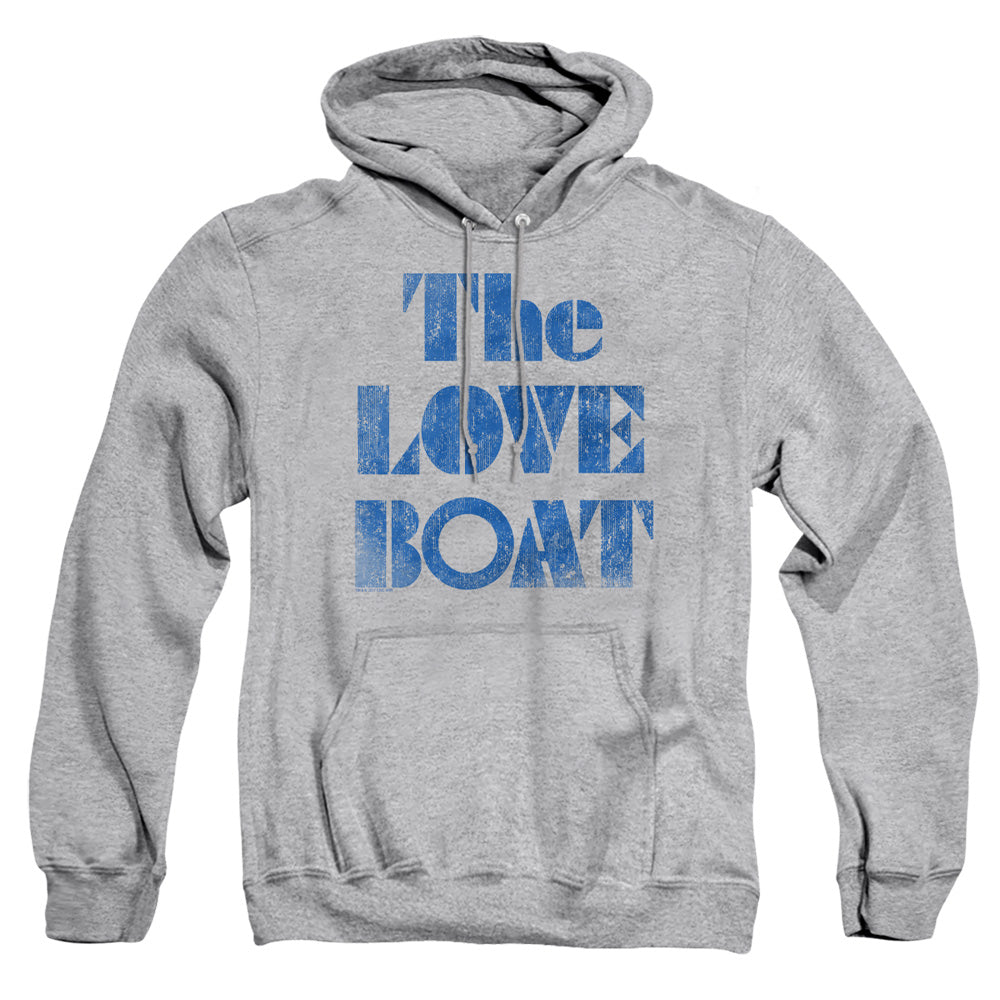 Love Boat - Distressed - Adult Pull-over Hoodie - Athletic Heather
