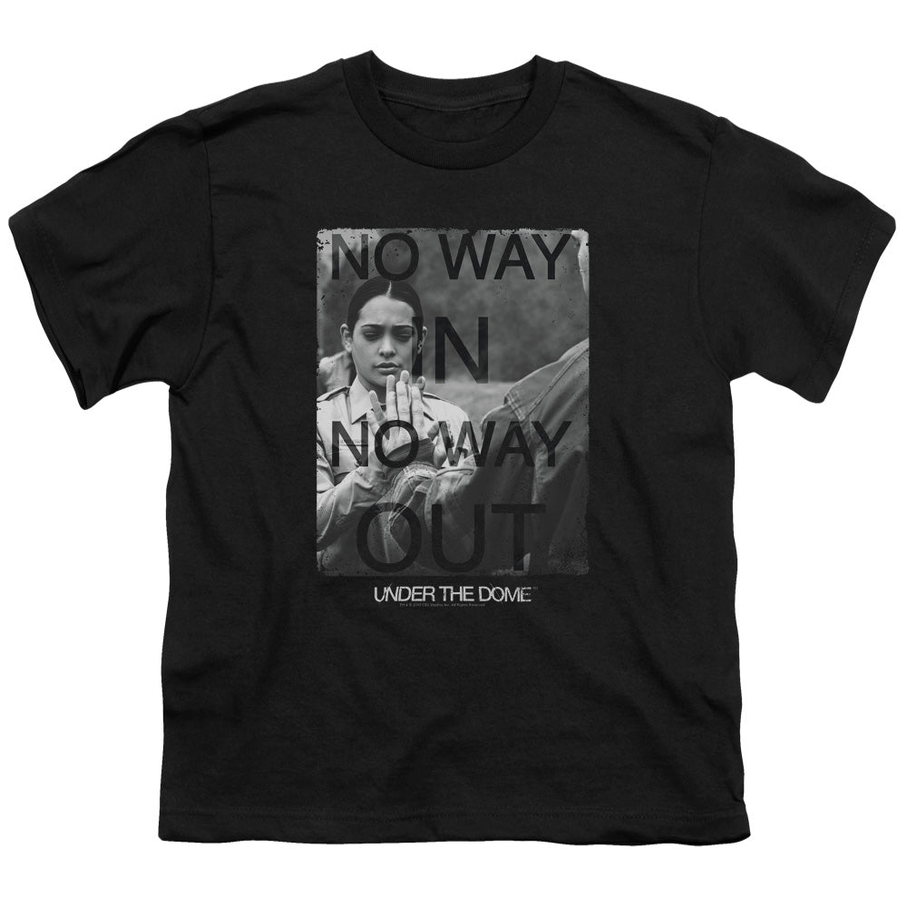 Under The Dome - Trapped - Short Sleeve Youth 18/1 - Black T-shirt
