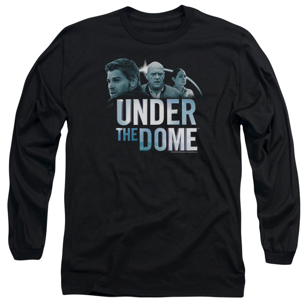 Under The Dome - Character Art - Long Sleeve Adult 18/1 - Black T-shirt