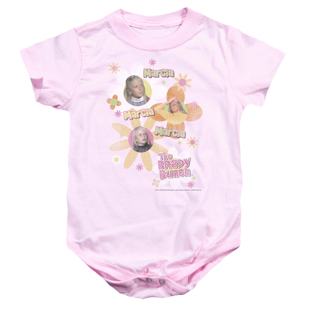 Brady Bunch - Marcia Marcia Marcia - Infant Snapsuit - Pink