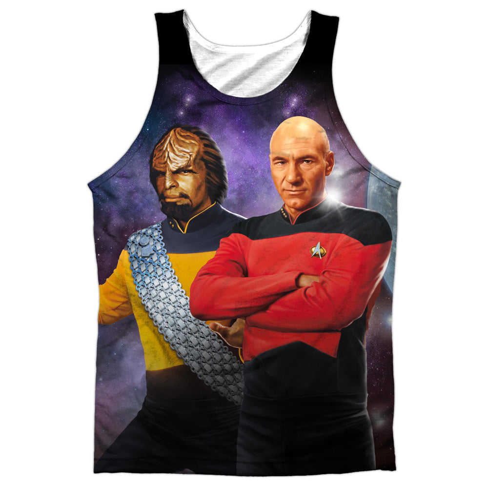 Star Trek - Tng - Adult 100% Poly Tank Top - White