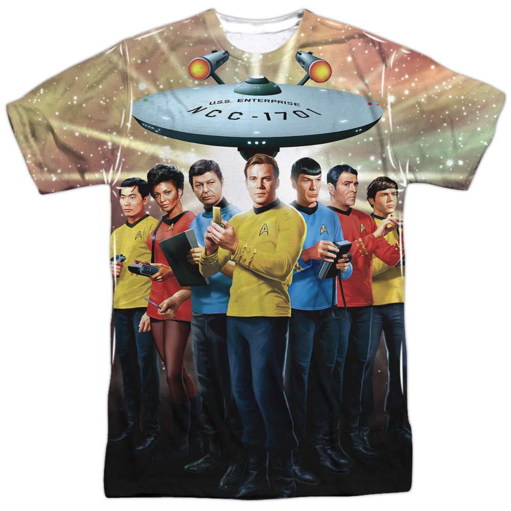 Star Trek - Original Crew - Short Sleeve Adult Poly Crew - White T-shirt