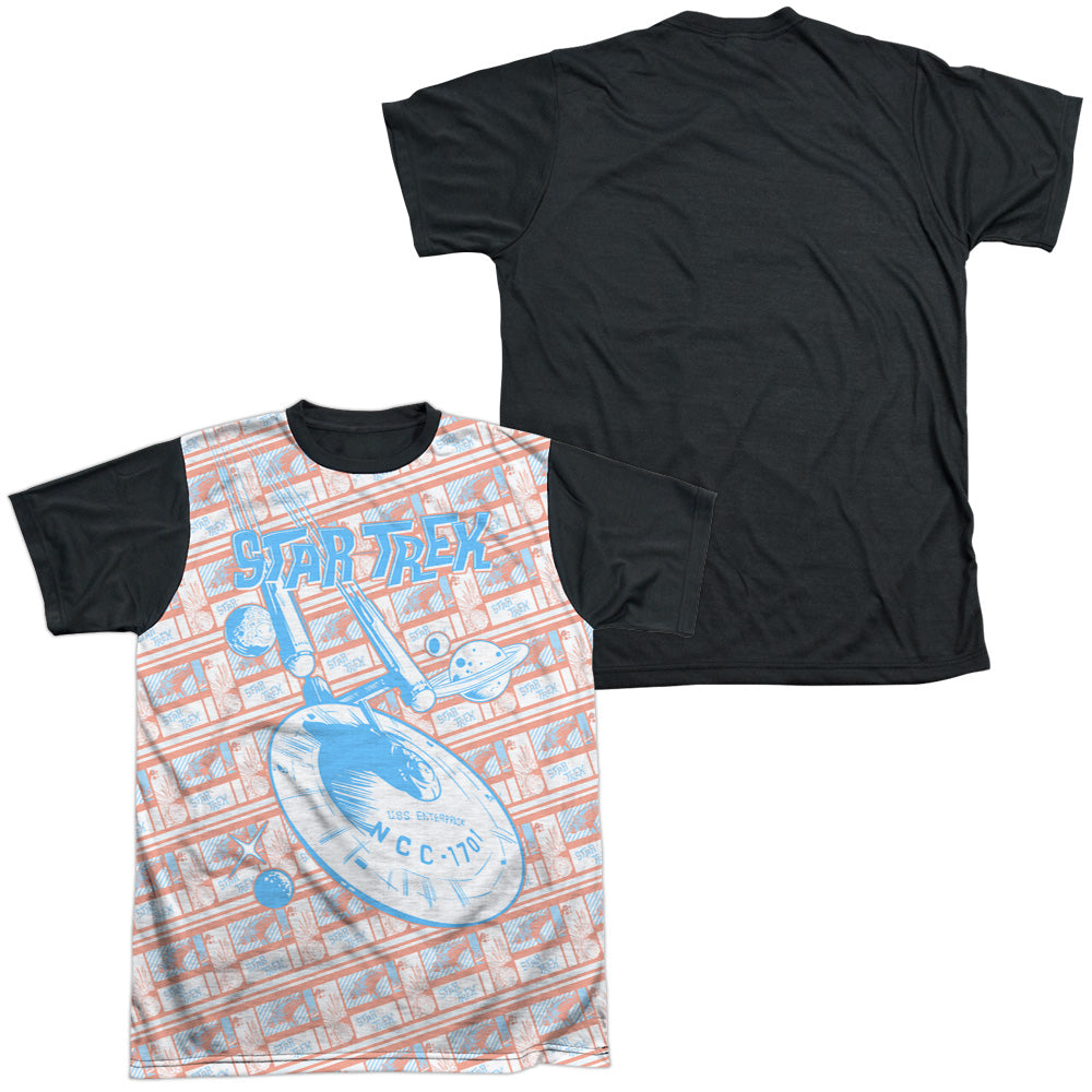 Star Trek - Incoming - Short Sleeve Adult White Front Black Back - White T-shirt