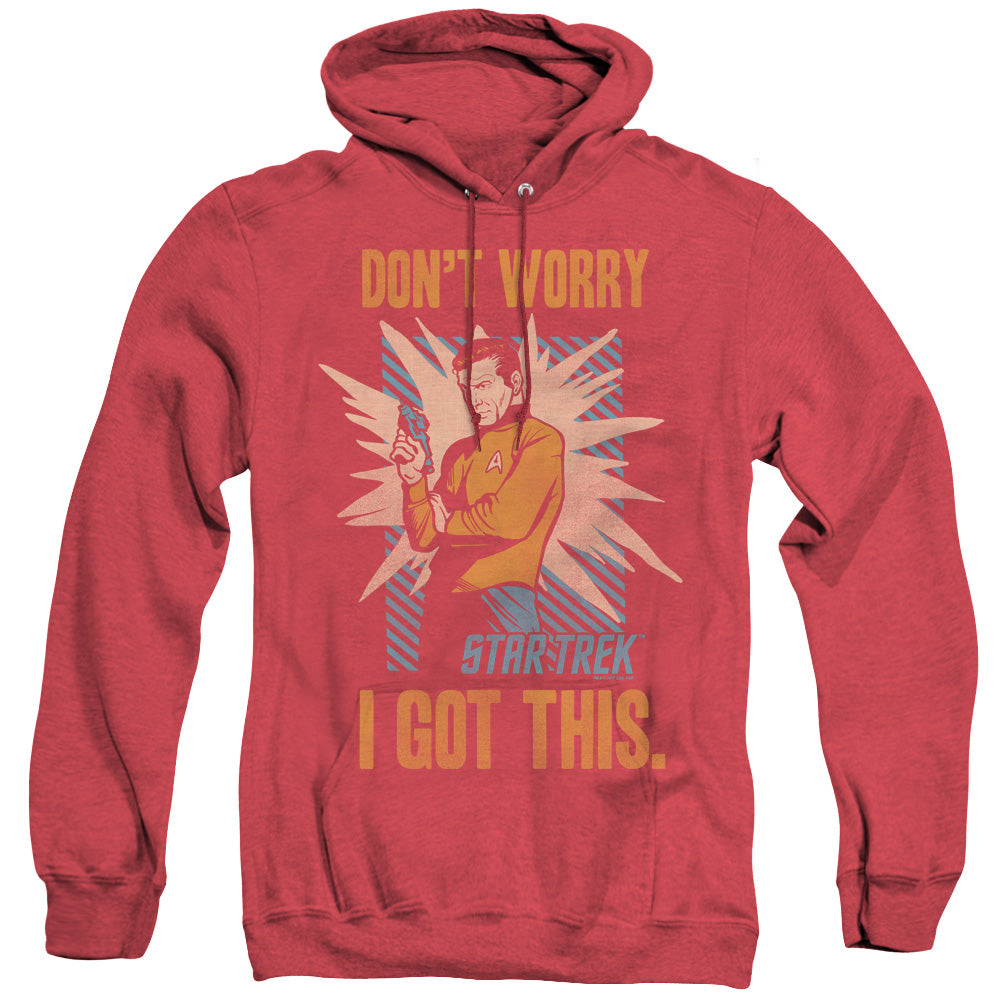 Star Trek - Got This - Adult Heather Hoodie - Red