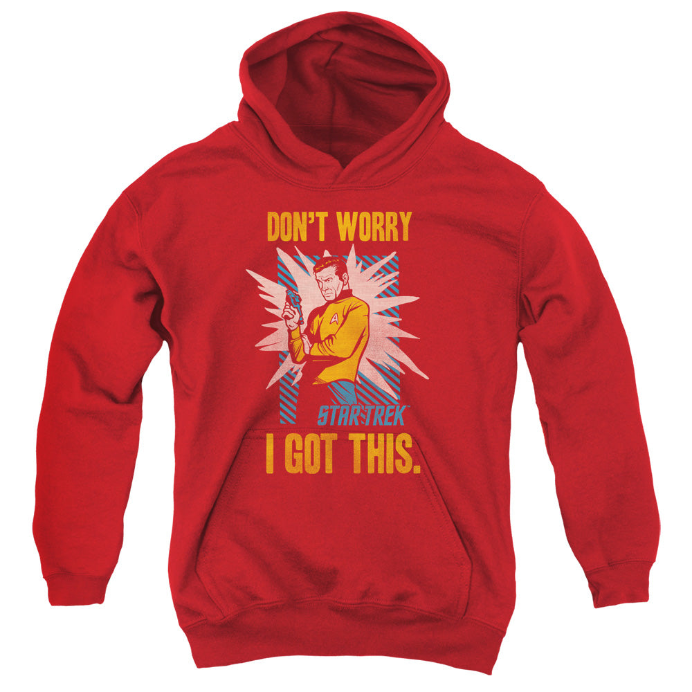 Star Trek - Got This - Youth Pull-over Hoodie - Red